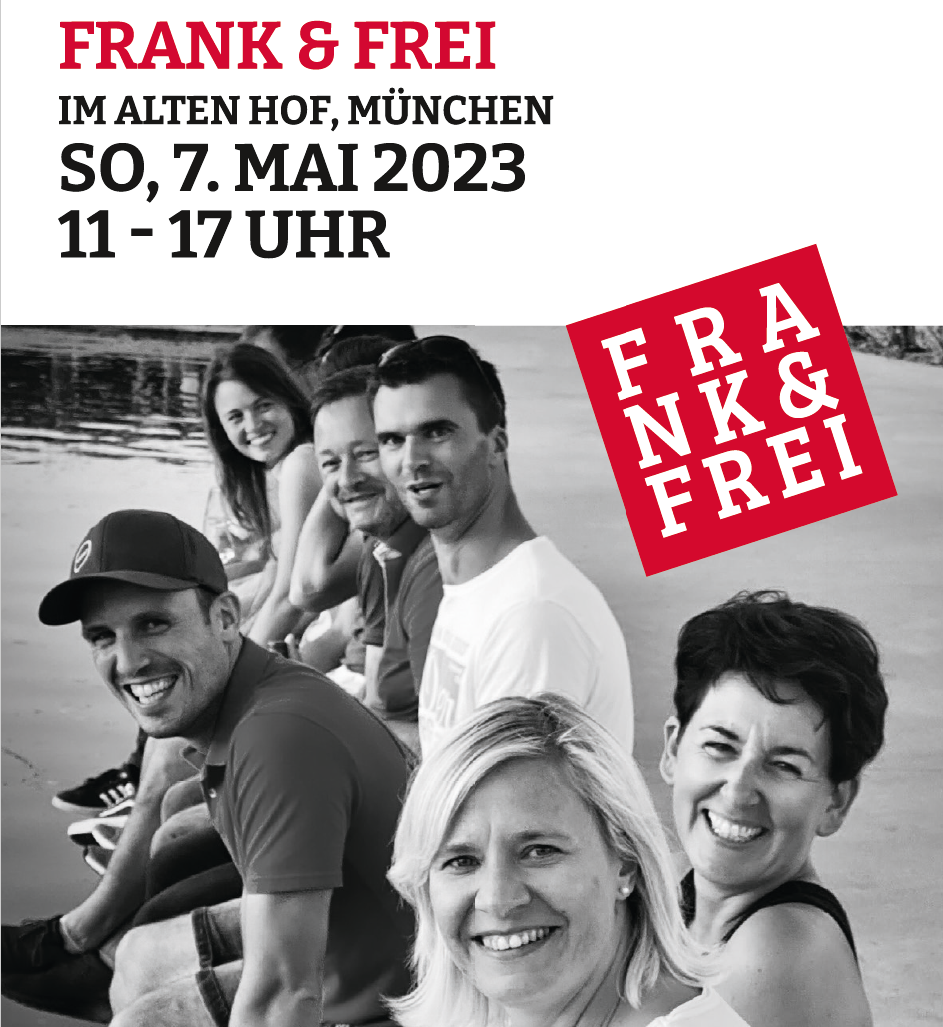 FRANK & FREI: Frühjahrspräsentation am 7. Mai in München