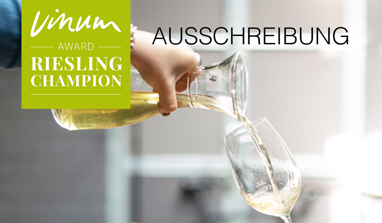 Vinum Riesling-Champion Wettbewerb | Einsendeschluss verlängert