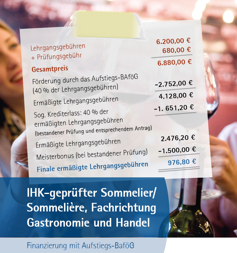 IHK-Seminar: Geprüfte/r Sommelier/Sommelière (IHK) – Fachrichtung: Gastronomie und Handel