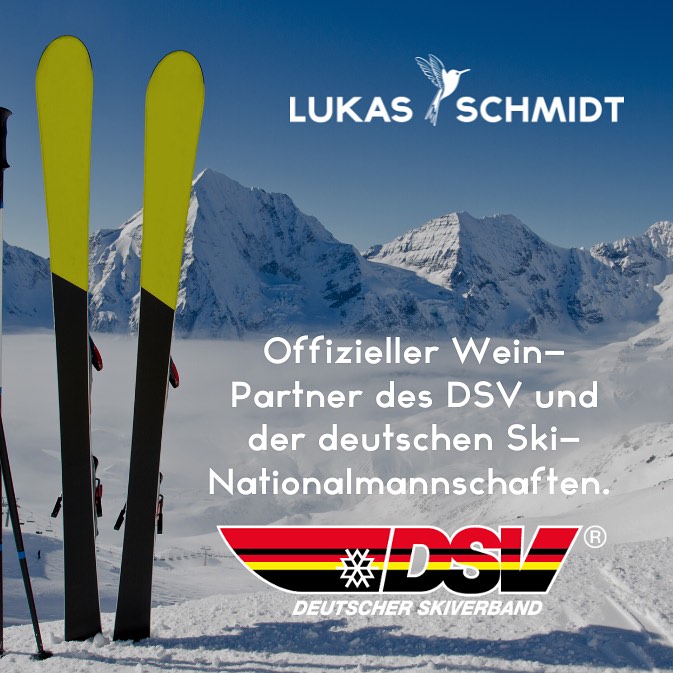 LUKAS SCHMIDT Wein wird offizieller Wein-Partner des DSV und der deutschen Ski-Nationalmannschaft