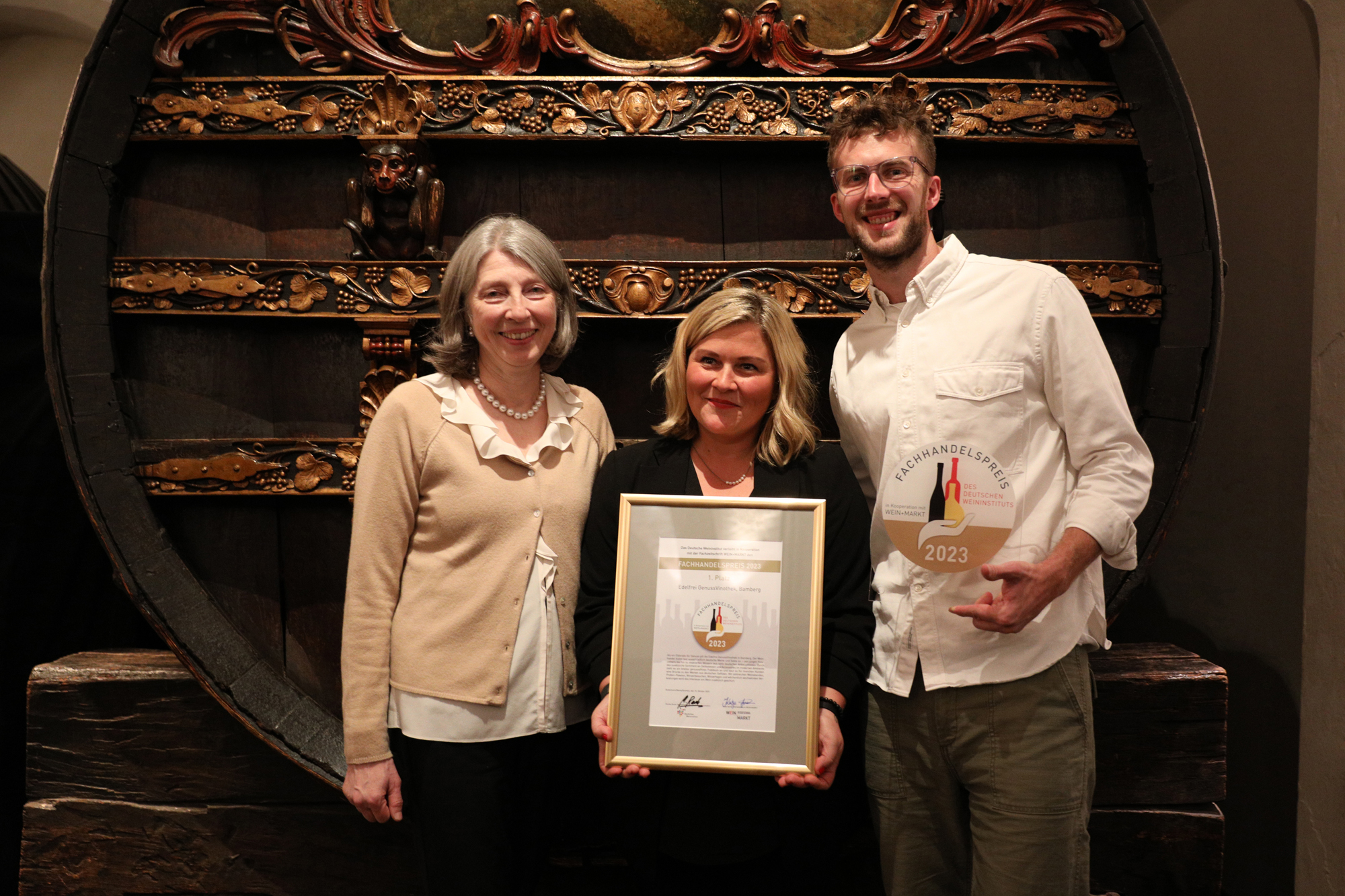 Vinothek aus Franken als bester Weinfachhändler 2023 ausgezeichnet