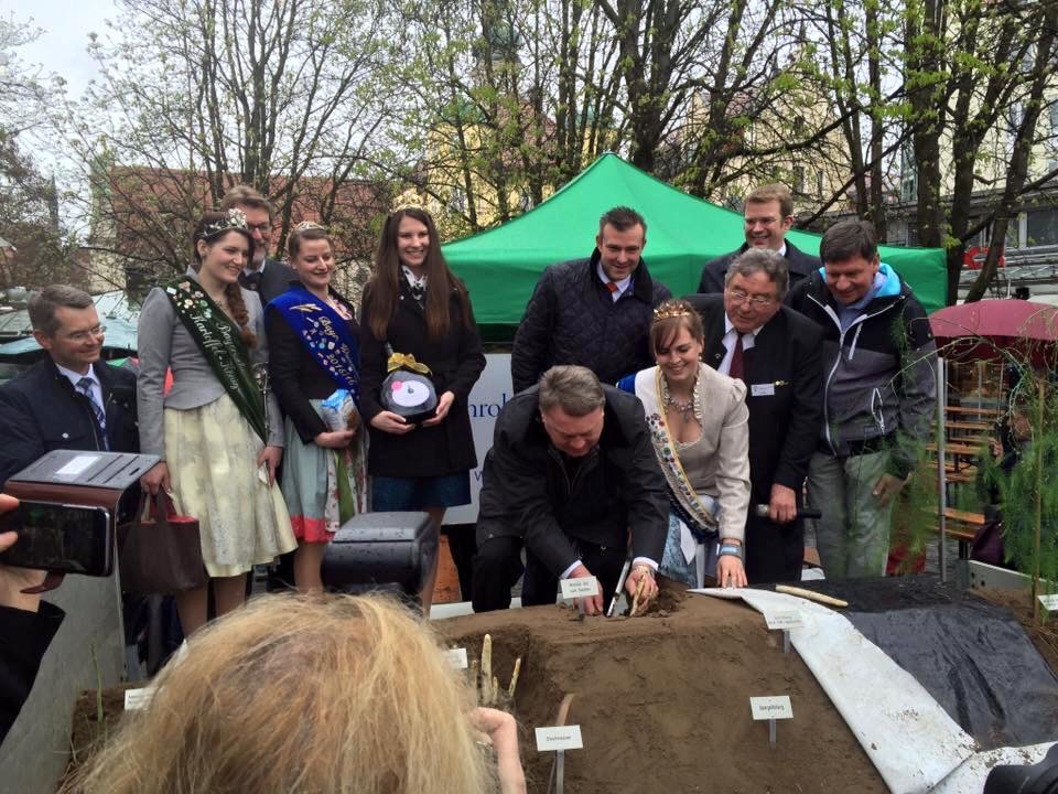 Eröffnung der Spargelsaison in München